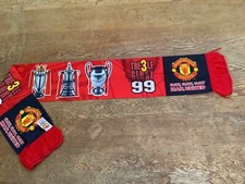 Manchester United treble winners scarf 1999 BNWT!