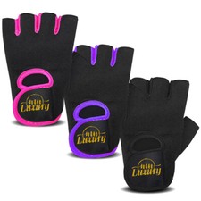 Ladies Gym Gloves Weight Lifting Workout Fitness Training Yoga Gloves Size S - L