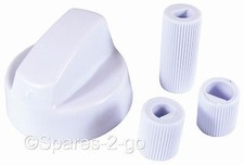 BUSH GORENJE PROLINE & FRIGIDAIRE  Cooker Oven Hob White CONTROL KNOB & ADAPTORS