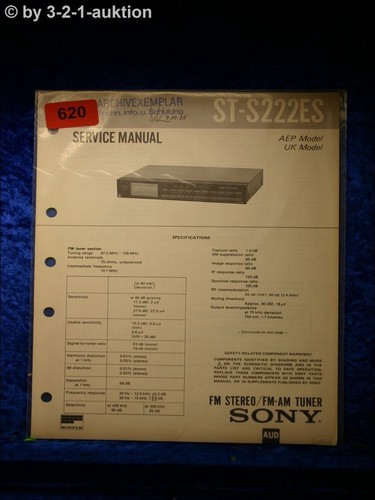 Sony service manual s222es - sony,