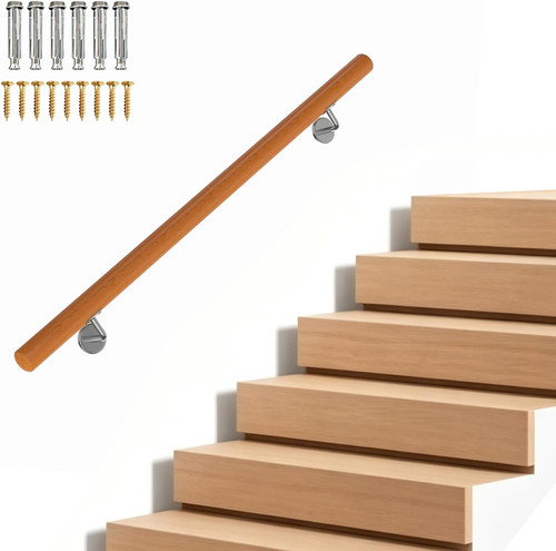 Wooden handrail for stairs - wooden,
