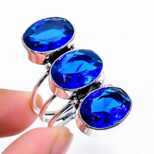 Blue tanzanite gemstone - blue,