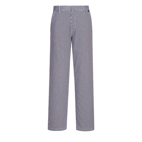 Chefs trousers blue check - trousers,