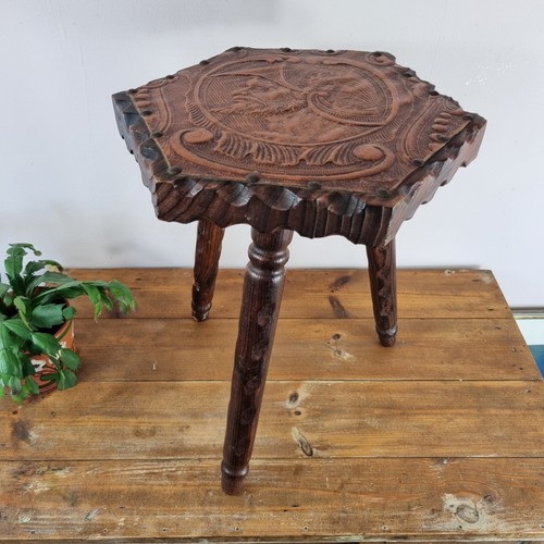 Brutalist tripod stool - brutalist,