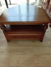 Ercol TV Stand / Cabinet in Golden Dawn colour with dropleaf flap