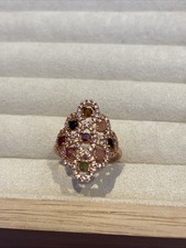 Rose Gold Multi-Gem Vintage