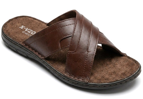 Mens leather sandals - leather,