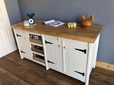 Long Rustic Solid Pine