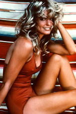 FARRAH FAWCETT CLASSIC RED SWIMSUIT PINUP POSTER 13x19 High Quality board stock
