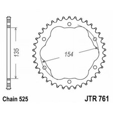 STEEL CROWN JT 38 TEETH