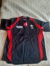 wales 2011 rugby shirt away large