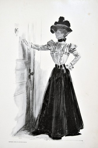 1897 original gibson girl - original,