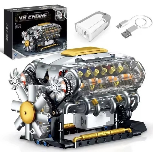 Working engine model - v8,