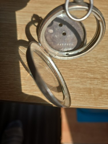 Solid silver hallmarked pocket - silver,