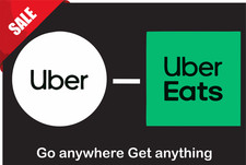 Uber Eats Gift cards Value £50 