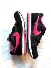 Nike MD Runner 2 Black Pink Size 5 Lace Up Running Trainers