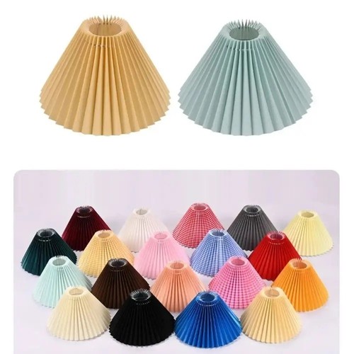 Pleated lampshade e27 light - e27,