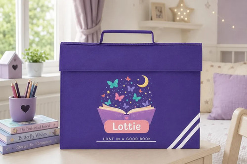 Personalised school book bag - bag, |