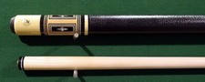 VINTAGE New Mosconi 6Pt Pool Cue Helmstetter/Adam Custom  Leather Wrap FREE ship