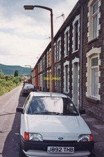 PHOTO  YNYSHIR RAILWAY TERRACE