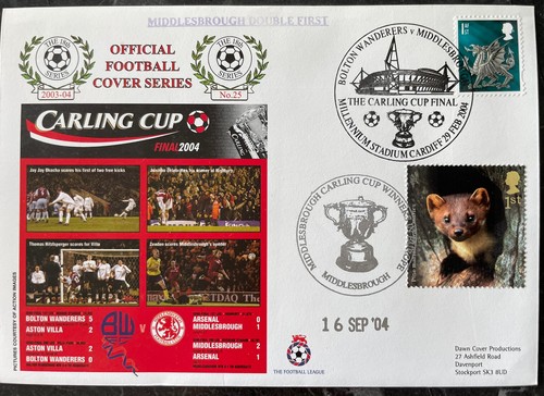 Middlesbrough carling cup - carling,