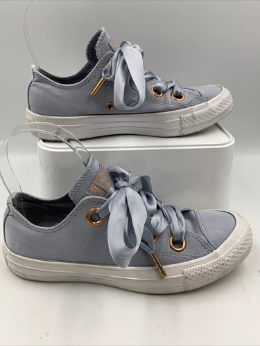 Converse baby blue lace - blue, up