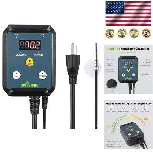 Digital cooling thermostat - cooling,