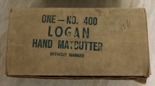 Logan Model 400 Hand Held Mounting Card  Mat Mount  Cutter for Framing 
