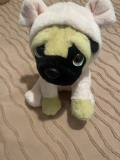 Cute Pug Dog Puppy In Pink