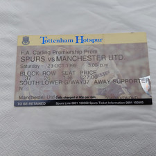 TICKET STUB- TOTTENHAM HOTSPUR