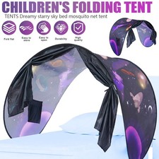 Children Kid Dream Tent Bed Cabin Canopy Pop Up Foldable Home Indoor Playhouse