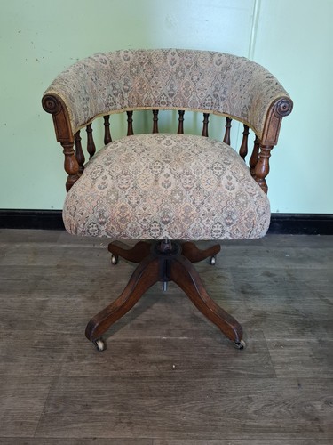 Vintage upholstered captains - vintage,
