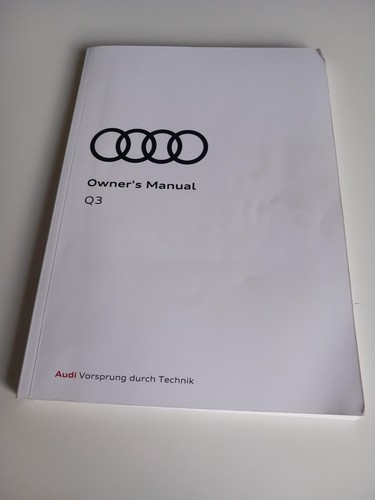Audi owners manual - audi,