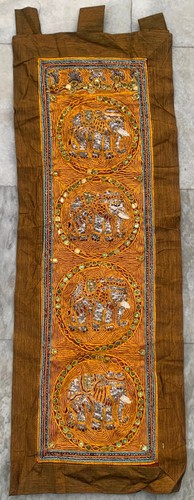 Vintage indian tapestry hand - vintage,