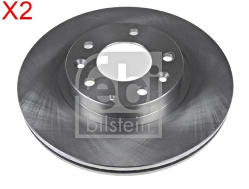 Front brake disc pcs - disc, febi