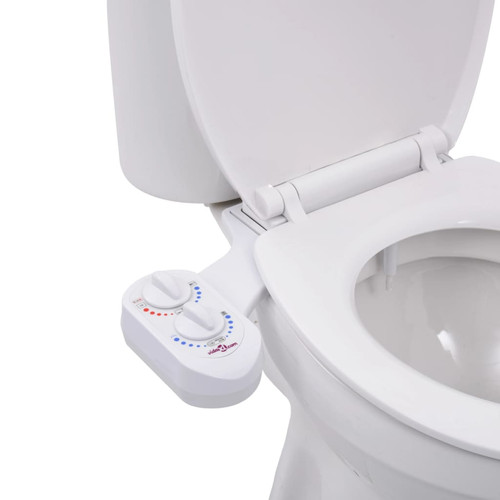 Bidet attachment white plastic - white,