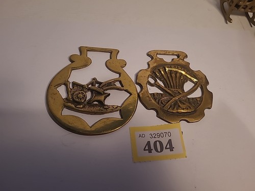 Vintage horse brasses wheat - vintage,