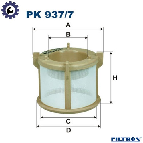 Fuel filter 937 for - fuel,