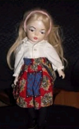 Vintage 1976 china doll - vintage, w