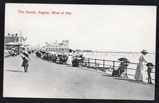 Postcard Bognor Regis nr Chichester Sussex people The Parade West of Pier