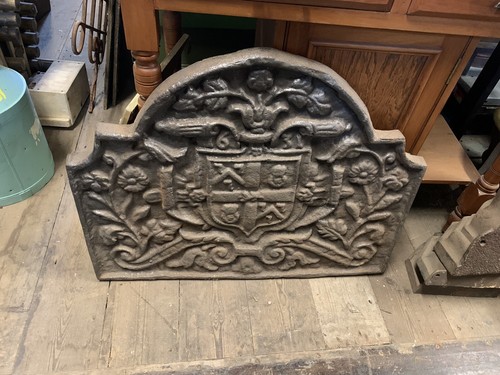 Antique georgian iron fire - georgian,