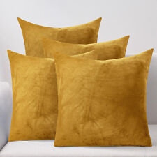 Set Of 4 Crushed Velvet