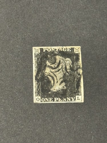 1840 used penny black - 1840,