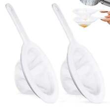 2pcs Brine Shrimp Net 80/200 Mesh, Artemia Baby Eggshell Harvesting Separator