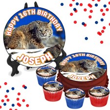 Bobcat In Snow PERSONALISED