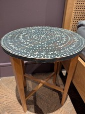 Vintage Small Teak Round