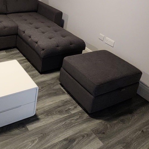 Dfs charcoal ottoman - dfs, footstool