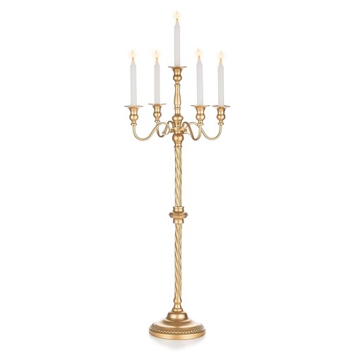 Sziqiqi gold candelabra floor - gold,