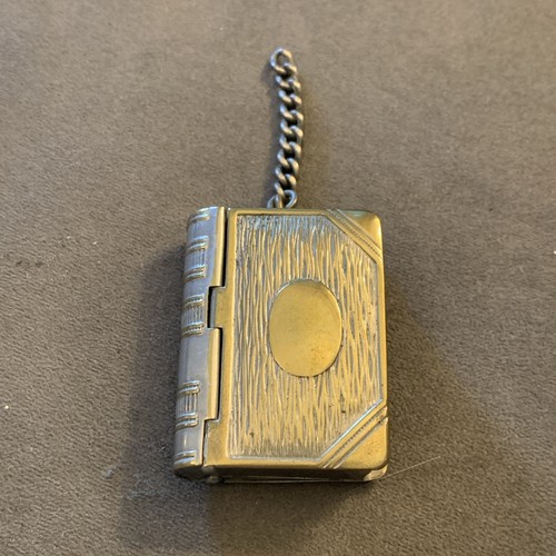 Edwardian silver plated - , vesta