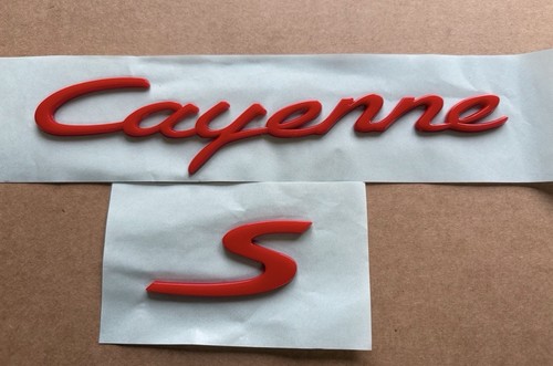 Genuine porsche cayenne red - s,